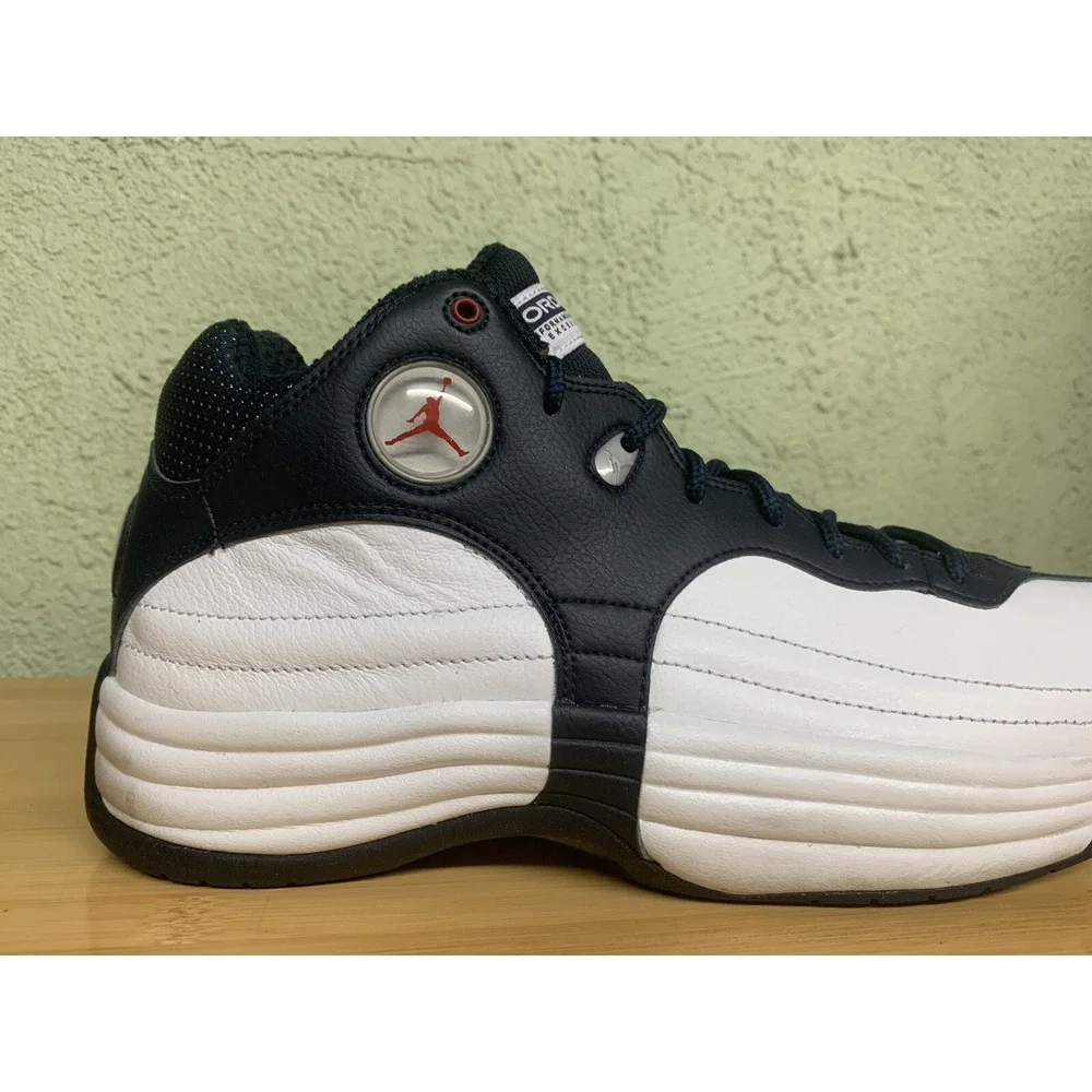 Jordan Jumpman Team 1 White Obsidian‎ Retro Basketball Shoes Size 10 Men